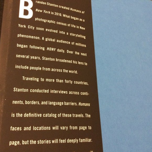Humans Hardcover book By Stanton, Brandon- Like new - Picture 2 of 5